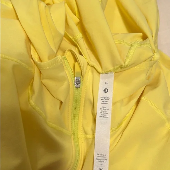 Lululemon  🍋 Yellow Hooded Jacket - Picture 2 of 2